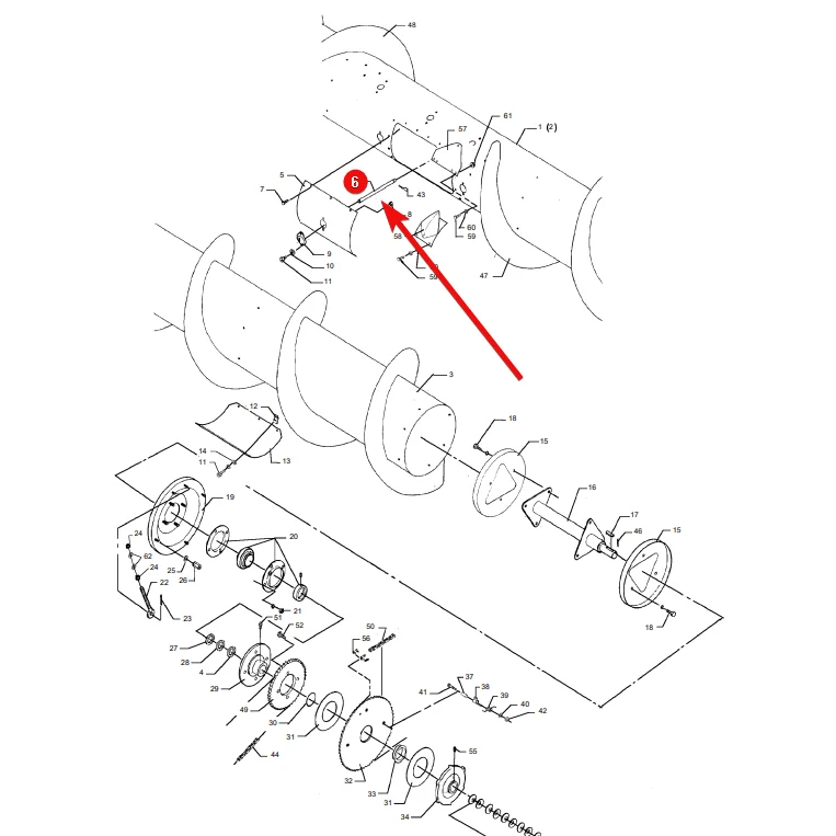 AGCO - D28283815 - Massey Ferguson  Schneckenfinger