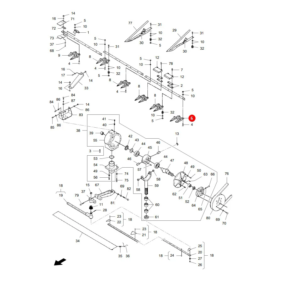 AGCO - D44104700 - Linker Endschutz Massey Ferguson