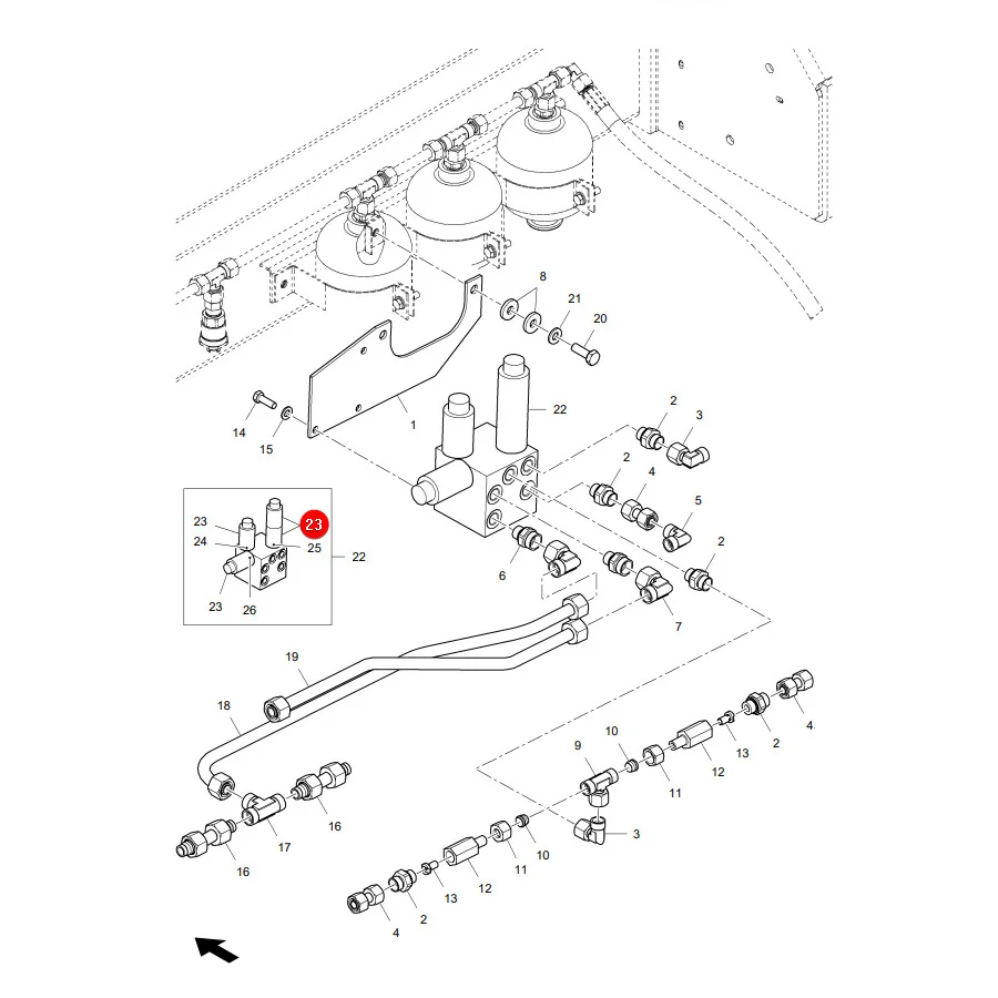 AGCO - D45110064 - Massey Ferguson Spule