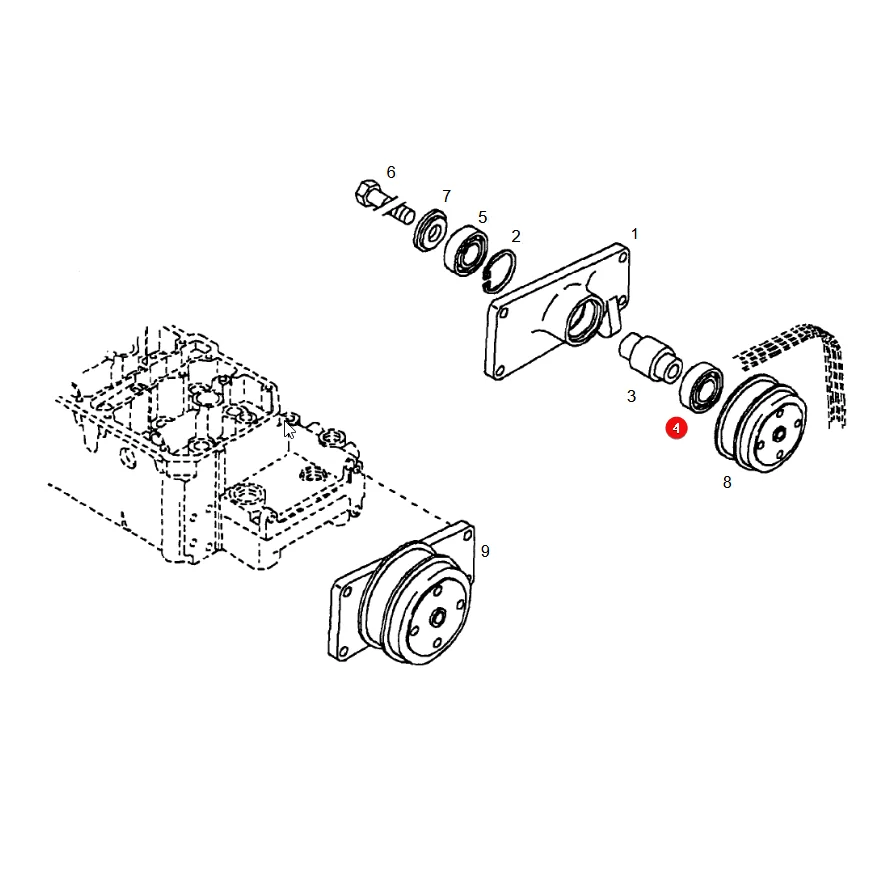 AGCO - F119200040030 - Kugellager Fendt