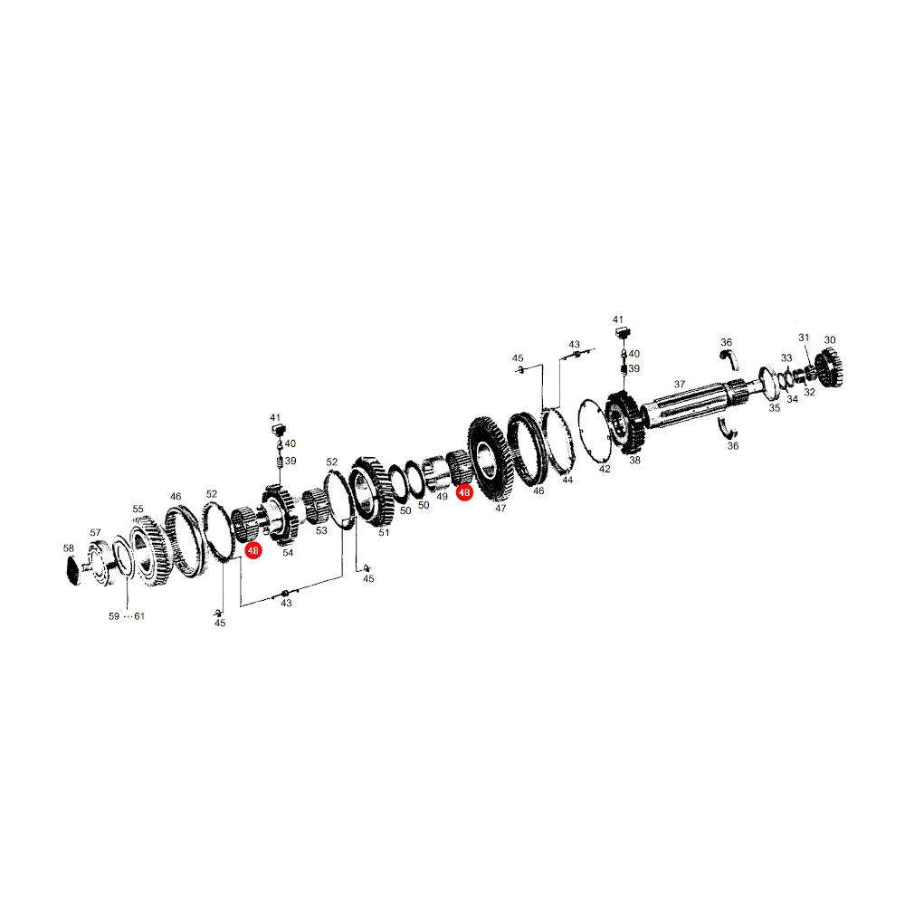 AGCO - F180100080680 - Zwischenwellenlager Fendt