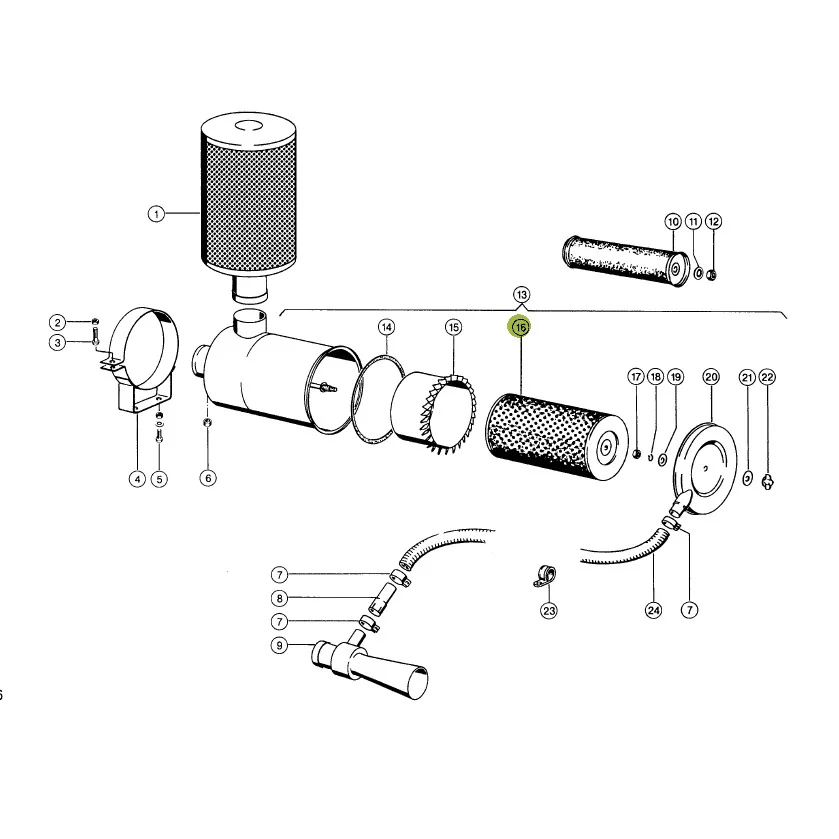 AGCO - F184230090050 - Außenluftfilter Fendt