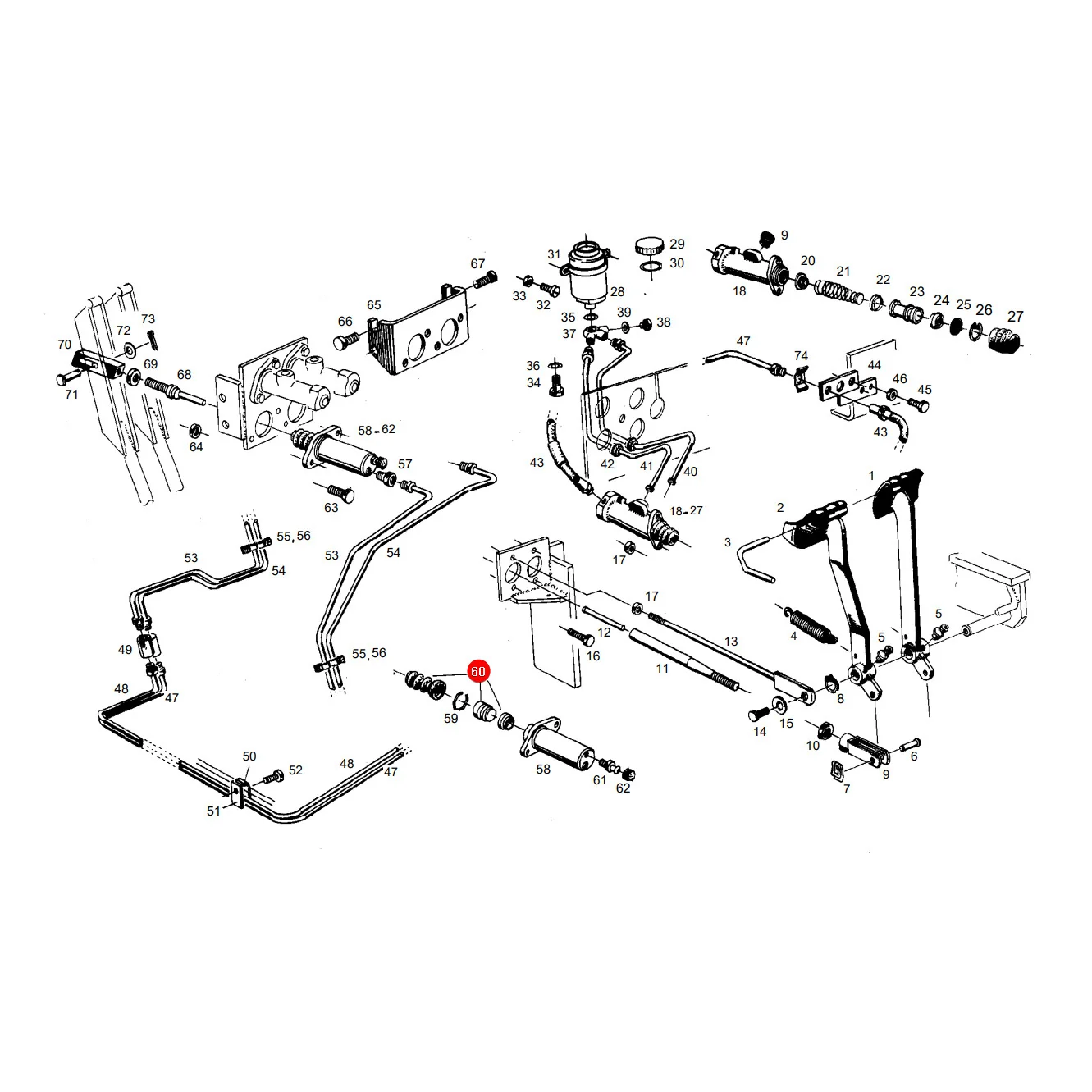 AGCO - F184800560050 - Bremsenpumpen-Reparatursatz Fendt