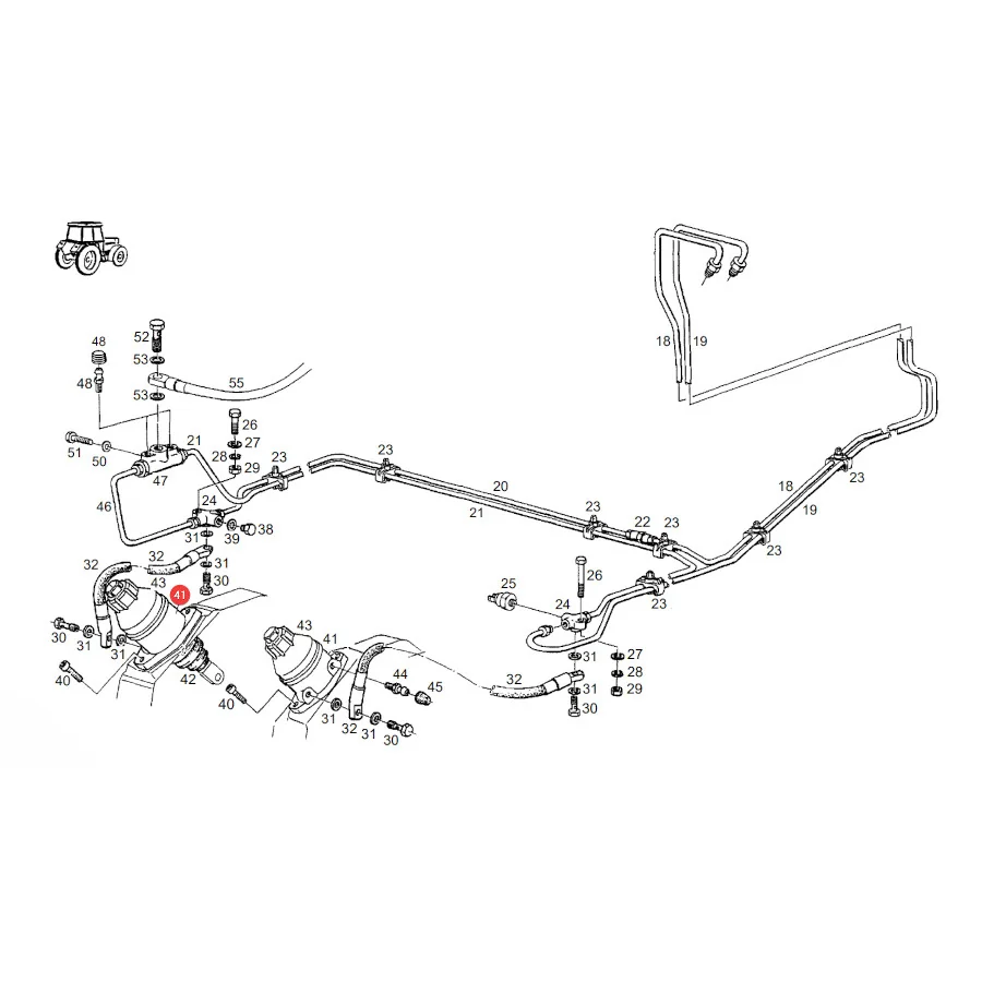 AGCO - F198104070110 - Reparatursatz für Bremszylinder Fendt