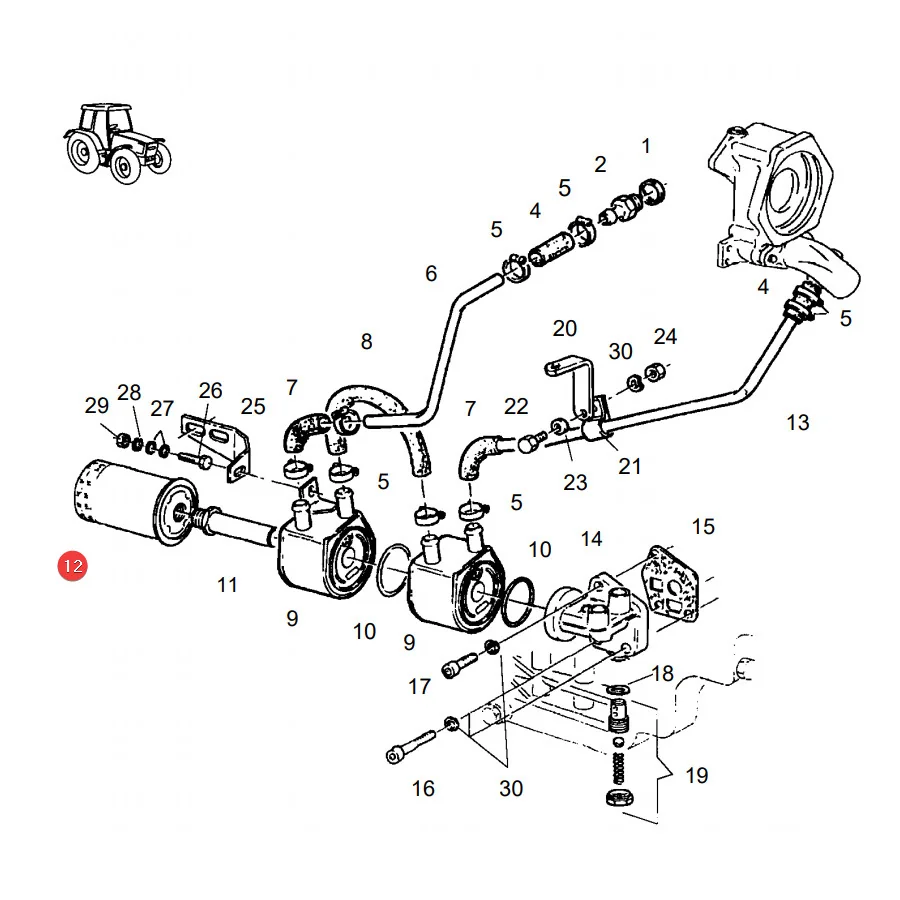 AGCO - F284201310040 - Motorölfilter Fendt