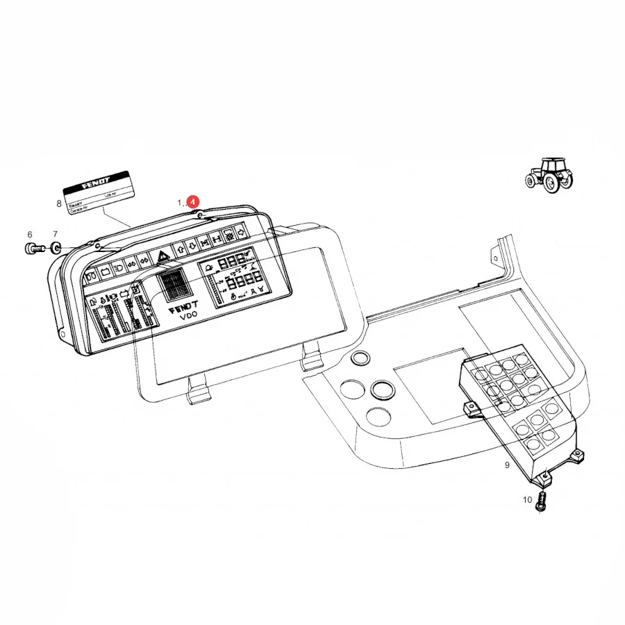 AGCO - F312970010030 - Glühlampe 12V 1,2W mit Sockel Fendt