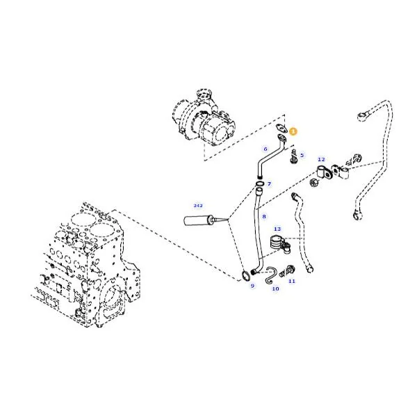 AGCO - F339202090130 - Fendt Turboladerdichtung