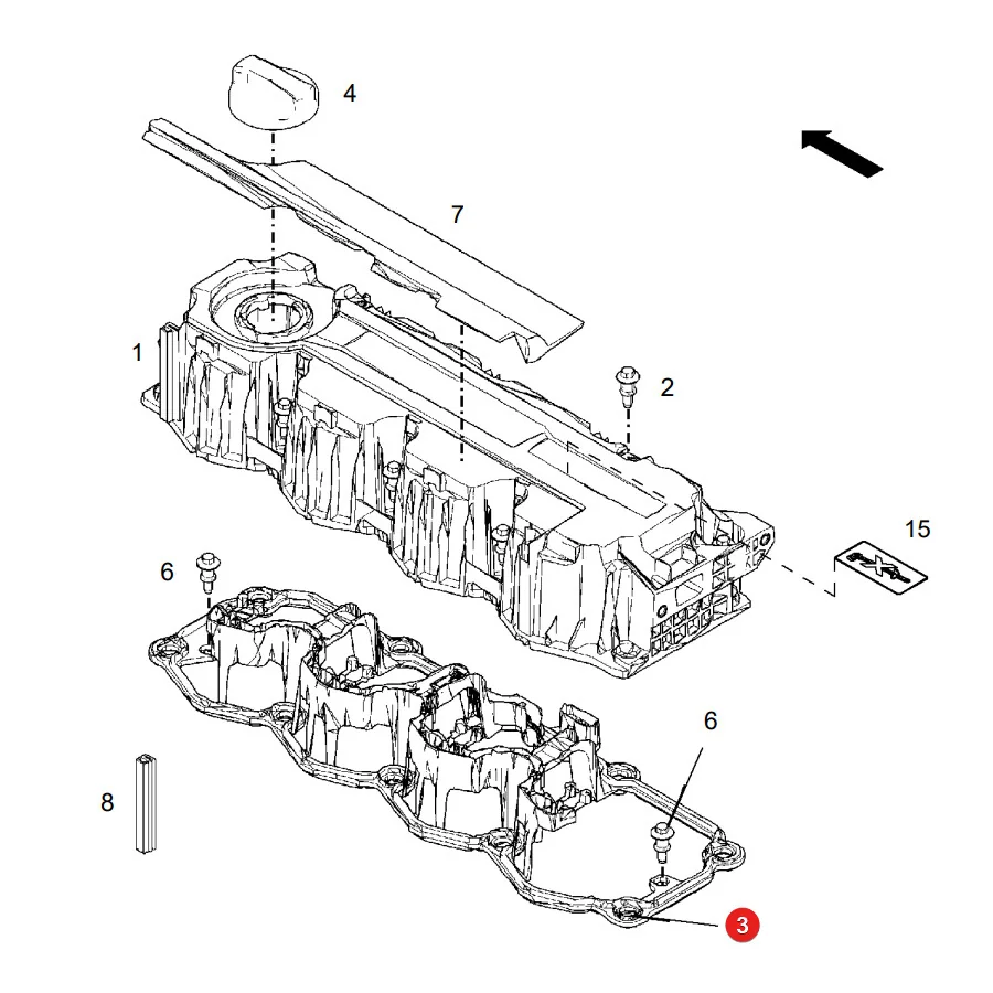 AGCO - F340200210010 - Ventildeckeldichtung Fendt
