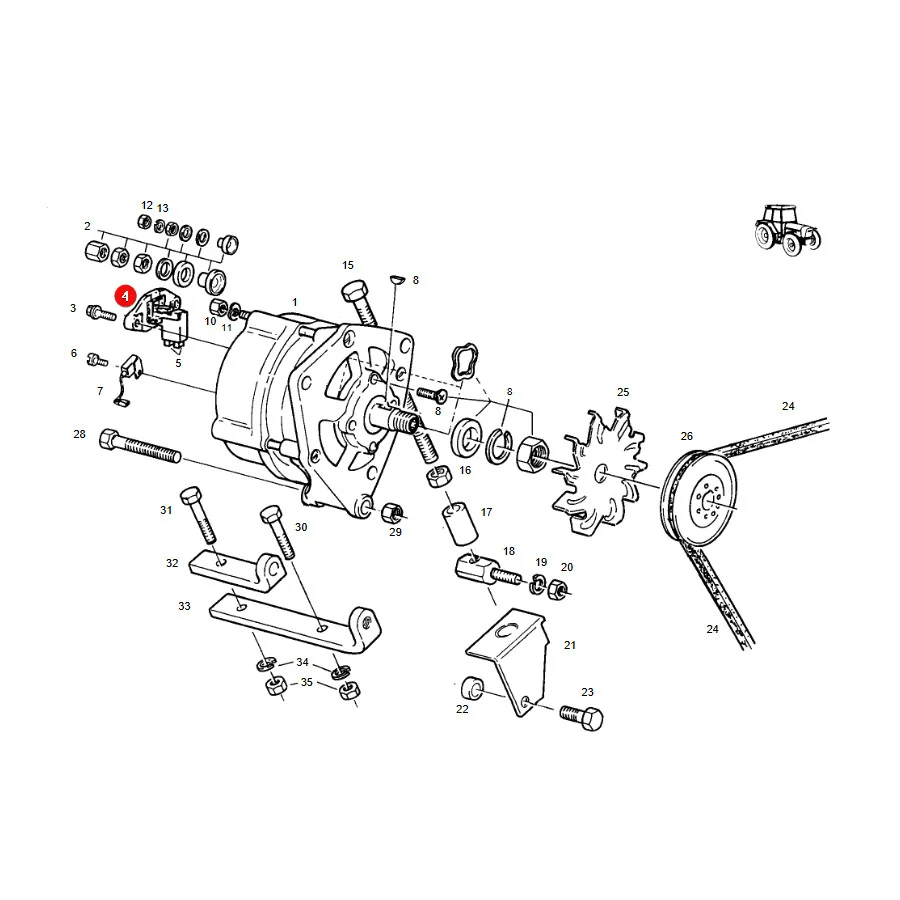 AGCO - F345900011020 - Erregerregler Fendt