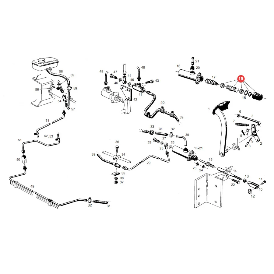 AGCO - F385100100010 - Kupplungspumpen-Reparatursatz Fendt