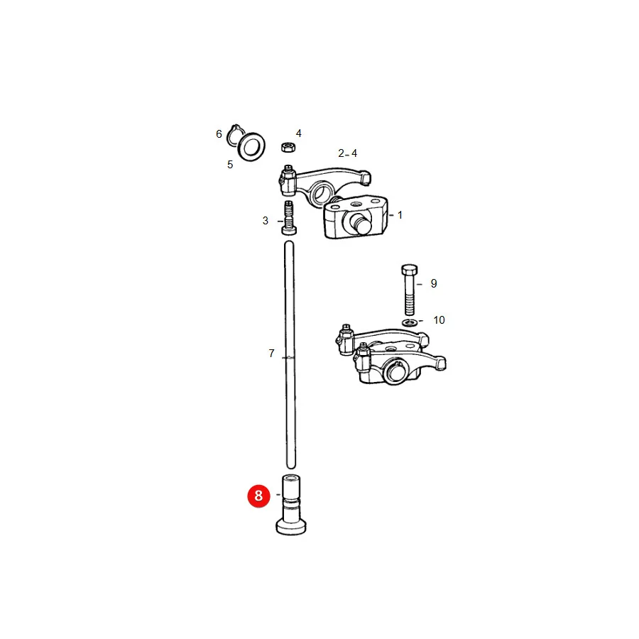 AGCO - F385200410050 - Ventilstößel Fendt