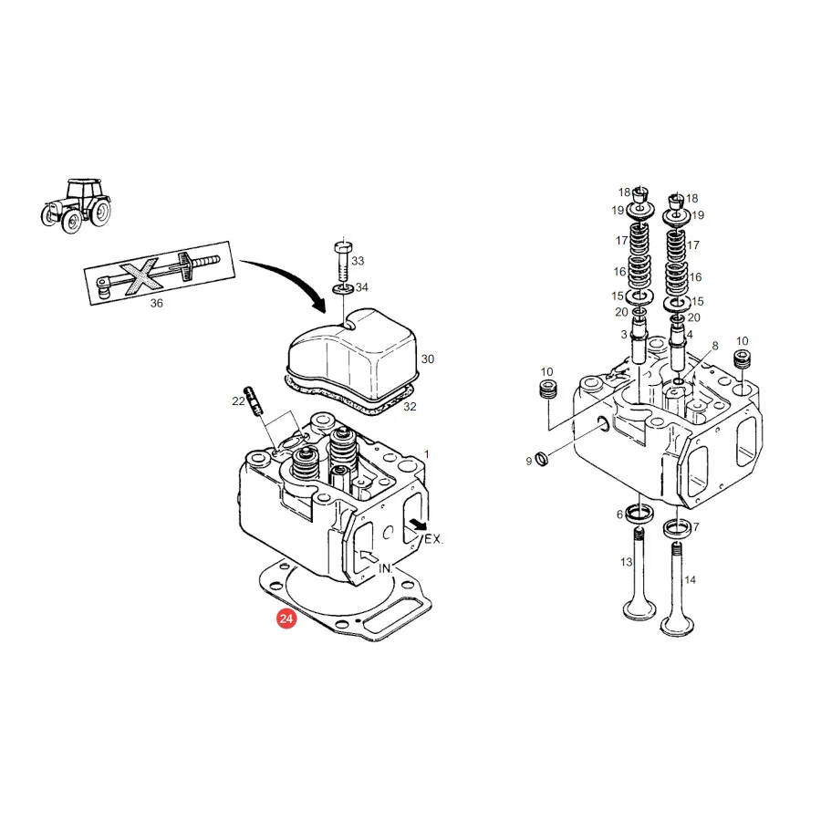 AGCO - F385202210110 - Fendt Zylinderkopfdichtung F385202210010