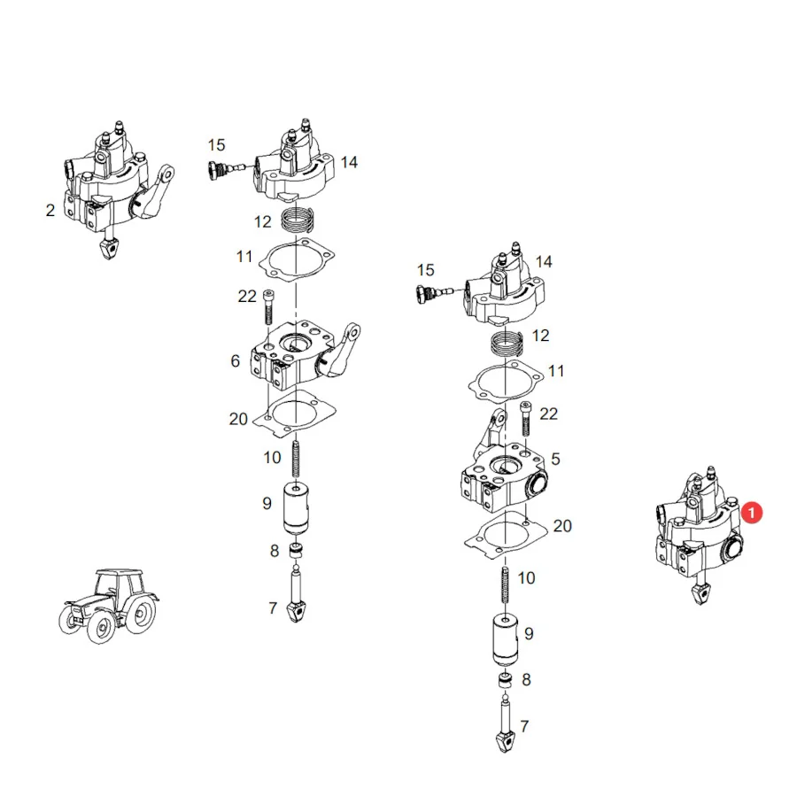 AGCO - F404150071090 - Fendt Dichtungssatz