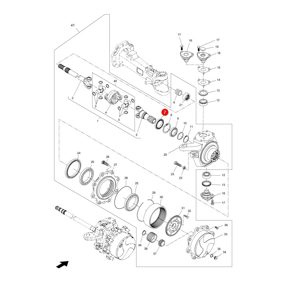 AGCO - F411301021190 - Massey Ferguson Dichtring