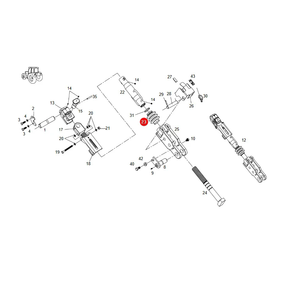 AGCO - F411870030020 - Gummikappe Fendt