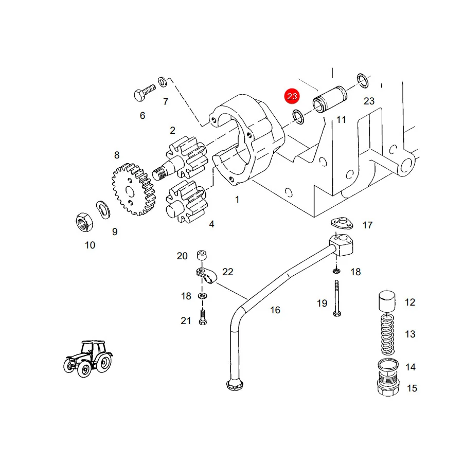 AGCO - F524200510050 - Fendt Motor O-Ring