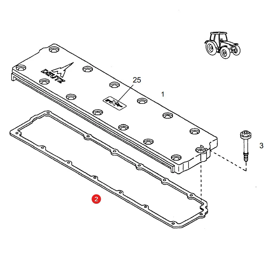 AGCO - F716200210010 - Fendt Ventildeckeldichtung