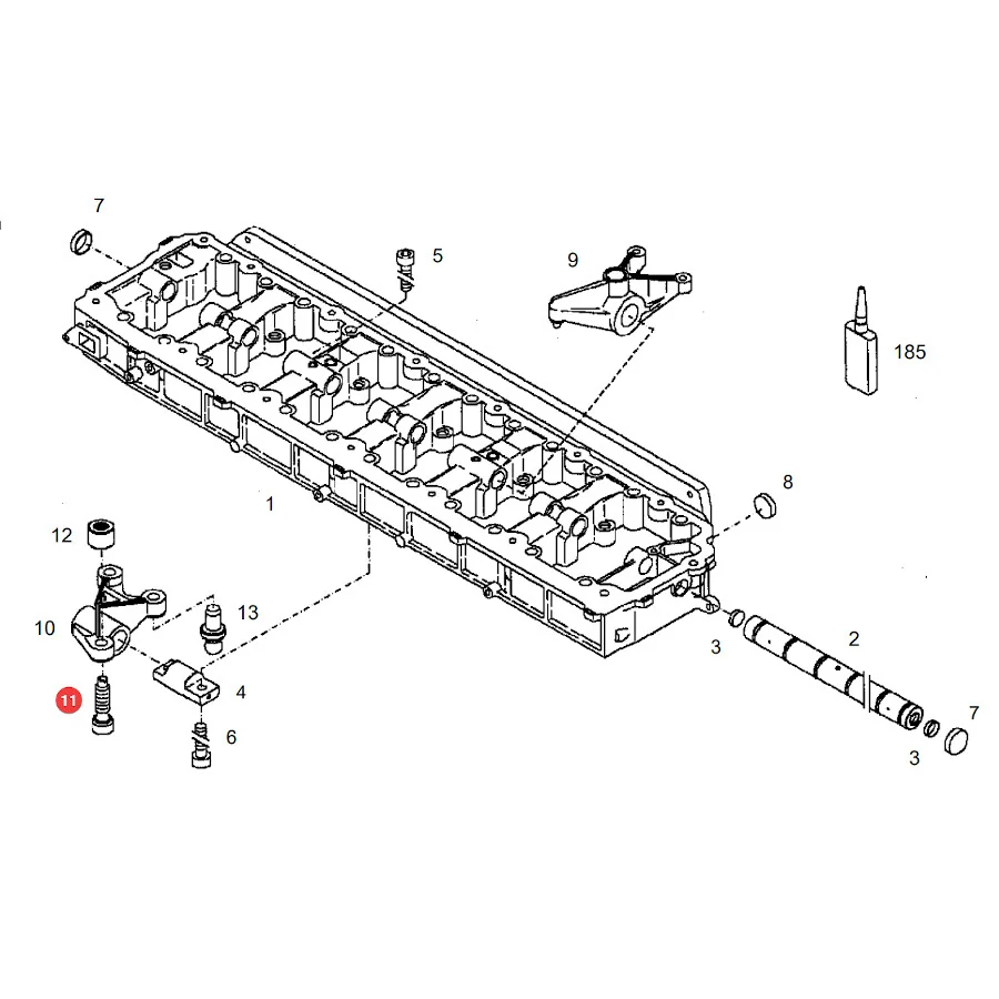 AGCO - F716201410060 - Ventilhebelschraube Fendt