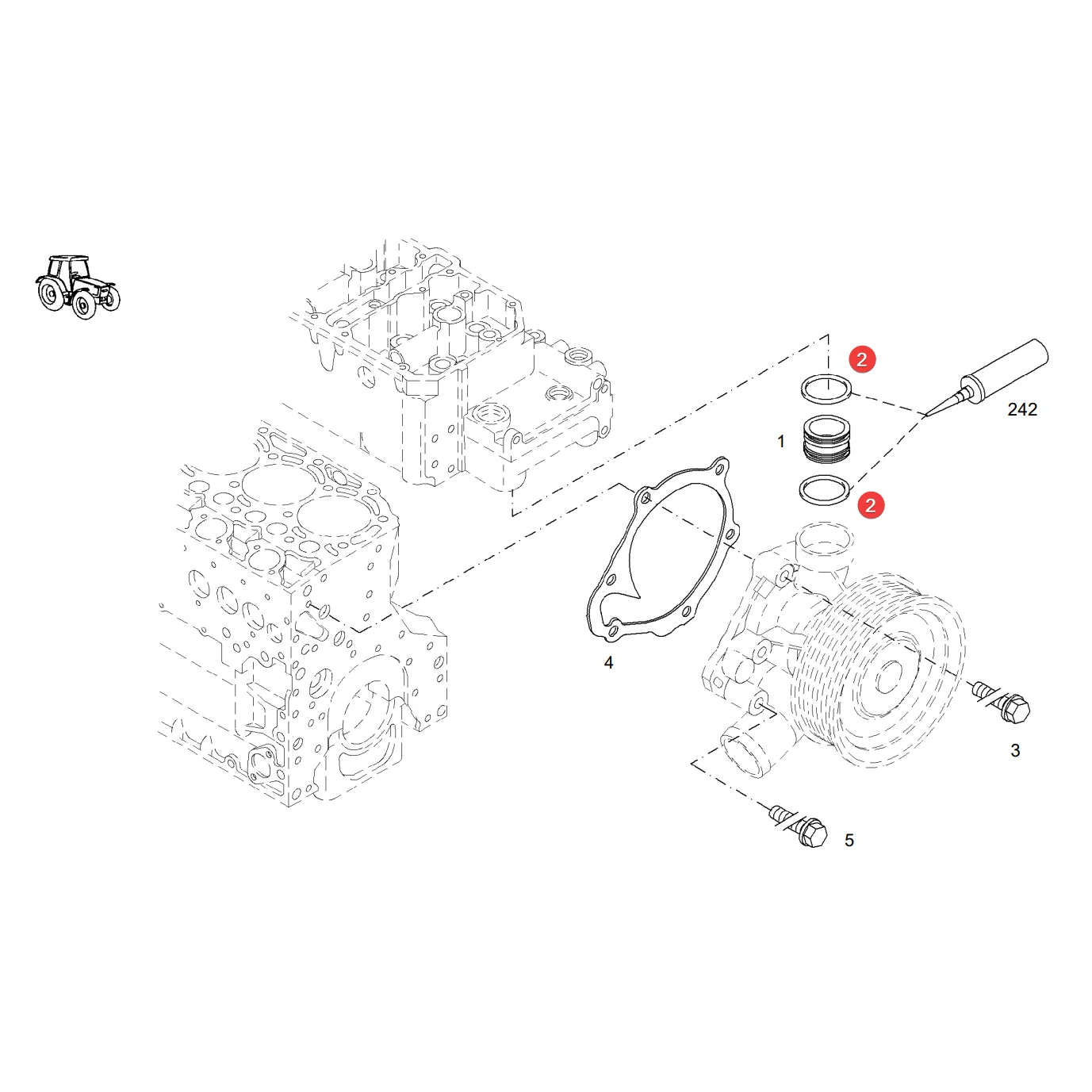 AGCO - F716201610010 - Ring Fendt