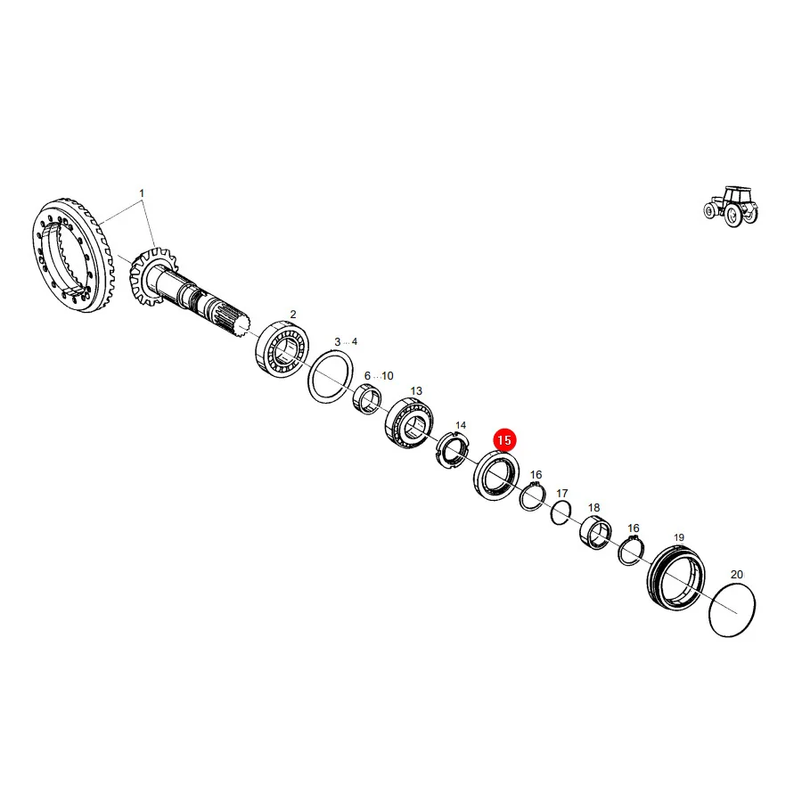 AGCO - F716300020670 - Simmerring Fendt
