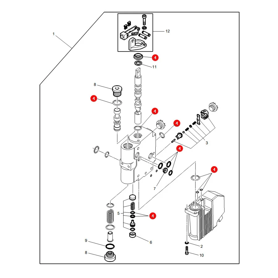 AGCO - F716961020020 - Massey Ferguson Verteilerdichtringe