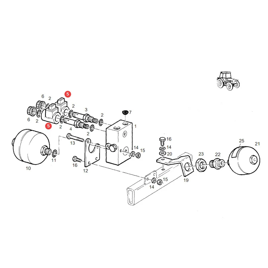 AGCO - F716961020150 - Magnetventilspule Fendt