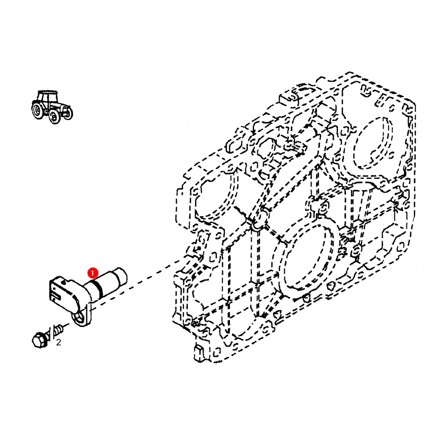 AGCO - F718202970010 - Motordrehzahlsensor Fendt