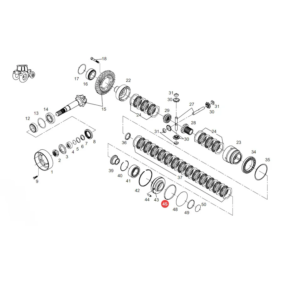 AGCO - F718301020210 - Fendt Satz Dichtringe
