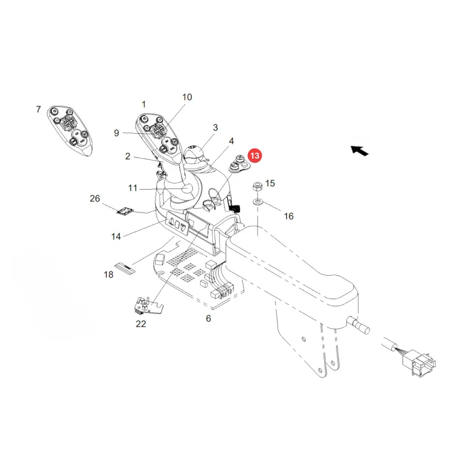 AGCO - F718970160150 - Fendt Fahrbereichsschalter