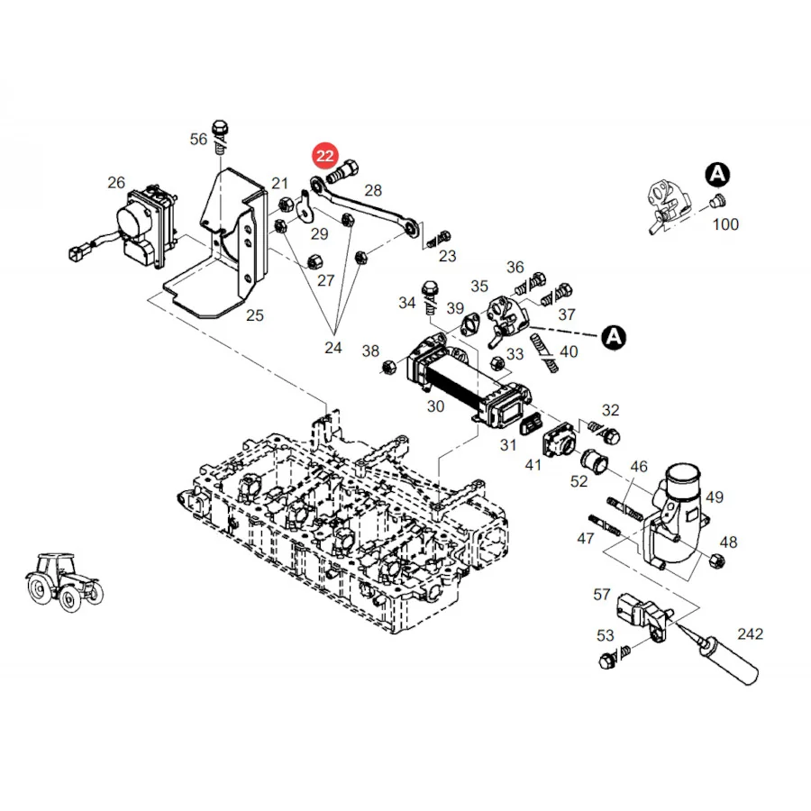 AGCO - F731200100190 - Druckfeder Fendt