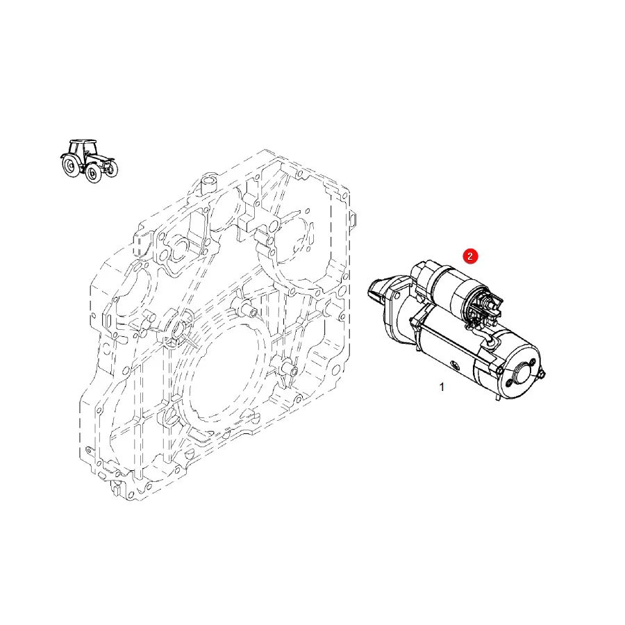 AGCO - F731900060020 - Anlasserspule Fendt