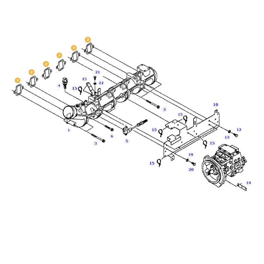 AGCO - F816200090090 - Ansaugkrümmerdichtung Fendt