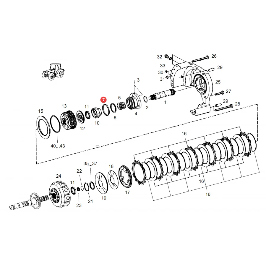 AGCO - F824100100300 - Fendt Dichtring