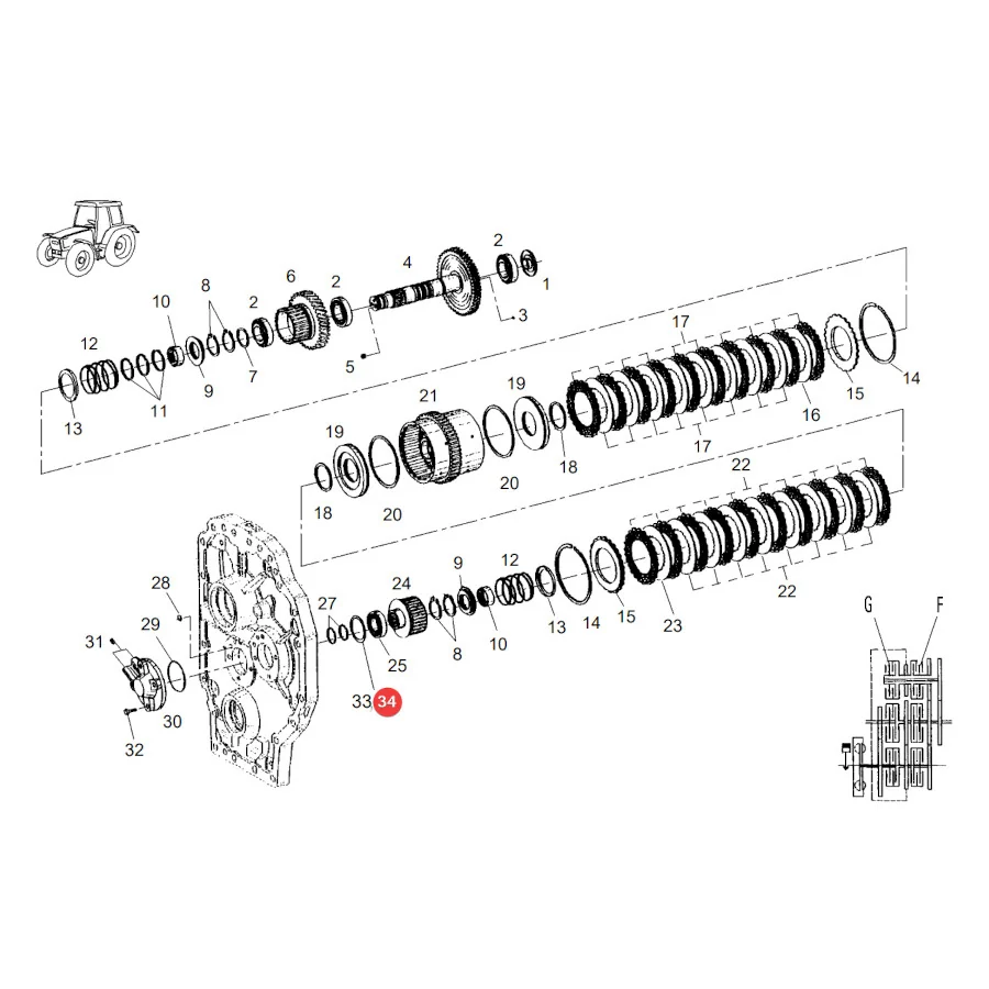 AGCO - F824100360420 - Fendt Einstellscheibe