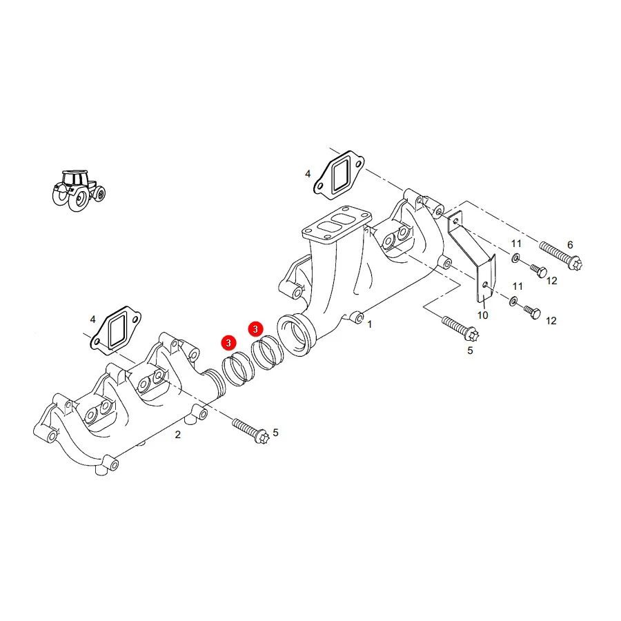 AGCO - F824200100100 - Federeinsatz Fendt