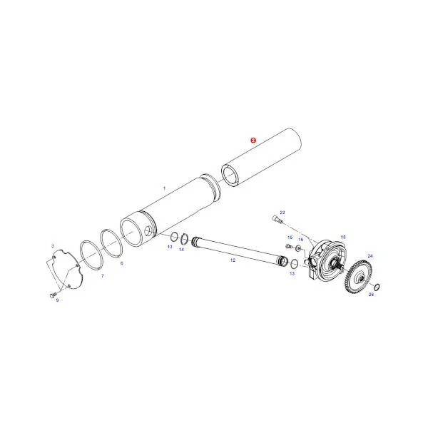 AGCO - F835100490050 - Ölfiltereinsatz Fendt