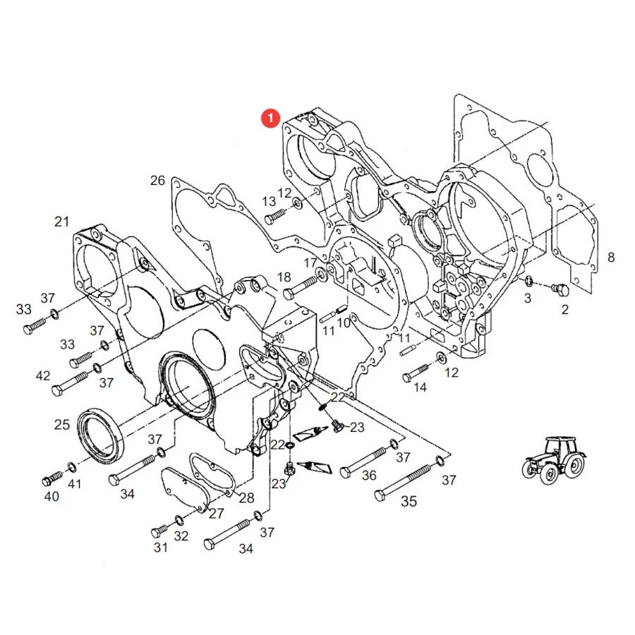 AGCO - F926200210460 - Steuergehäuse Fendt
