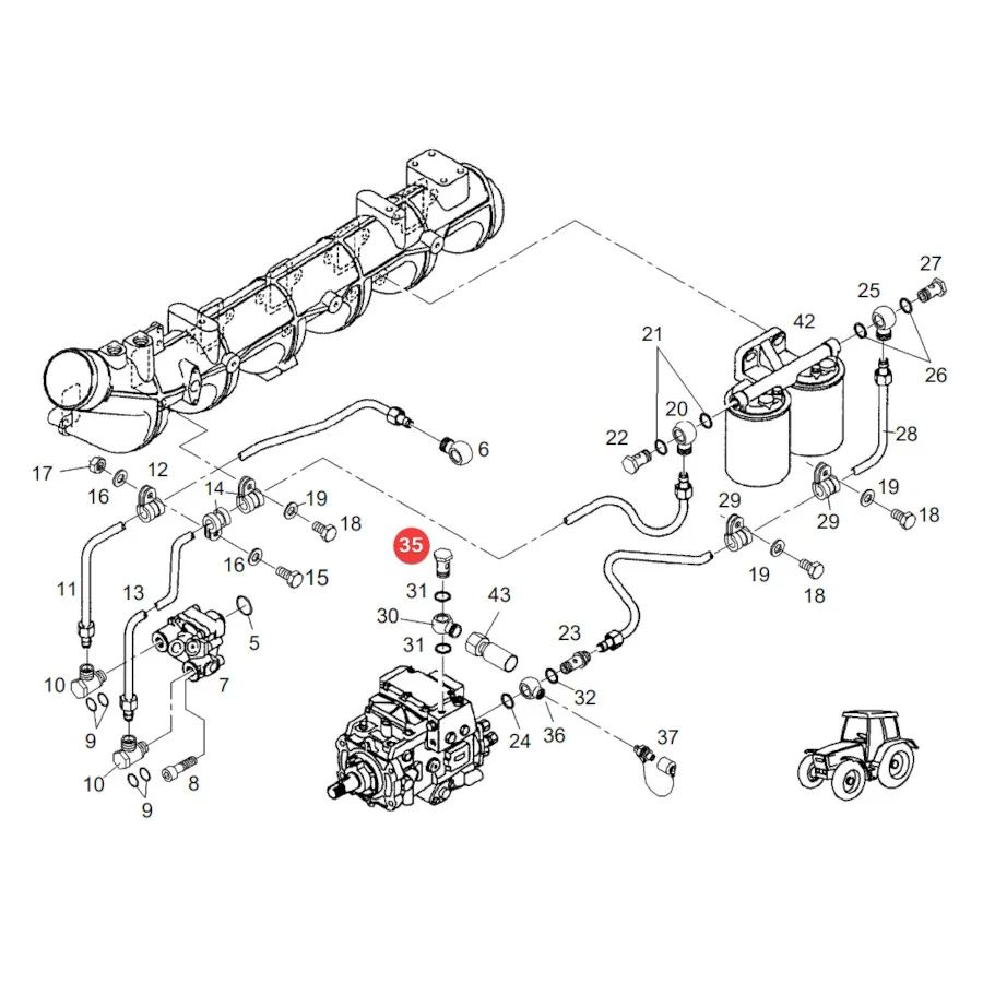 AGCO - F926202710580 - Fendt Überströmventil