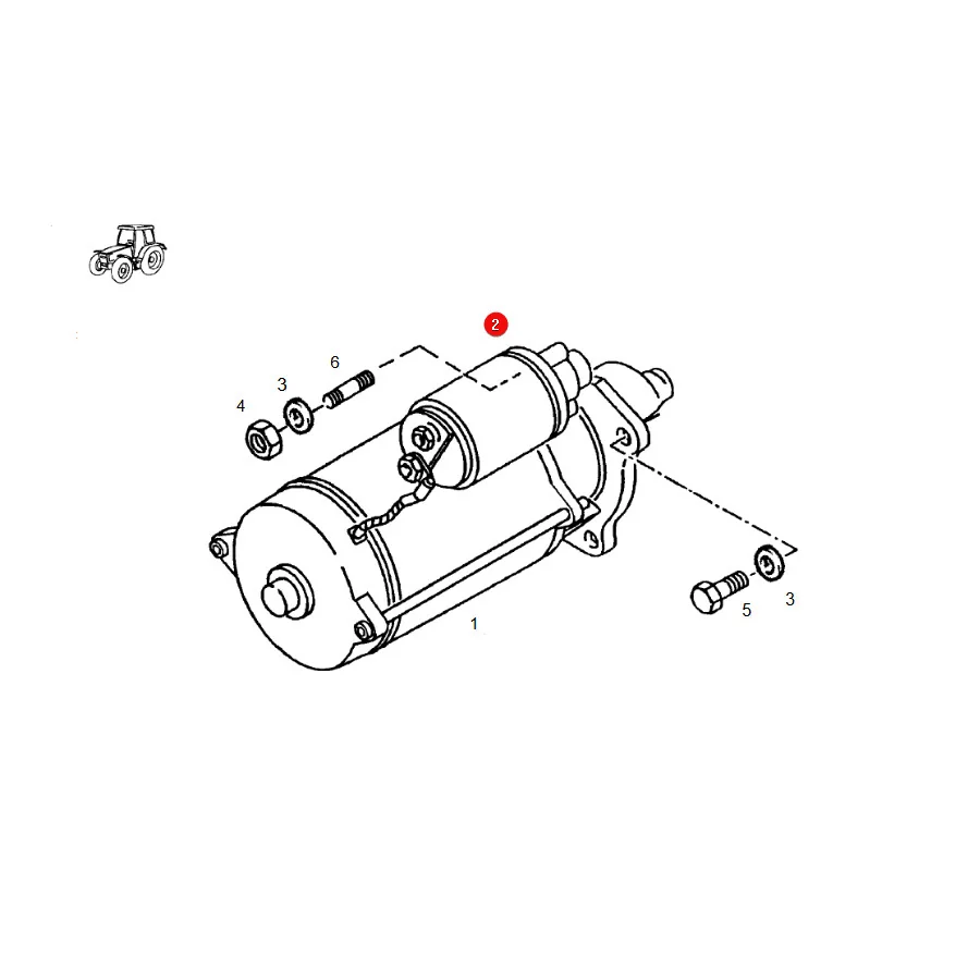 AGCO - F926900060110 - Fendt Anlassersolenoid