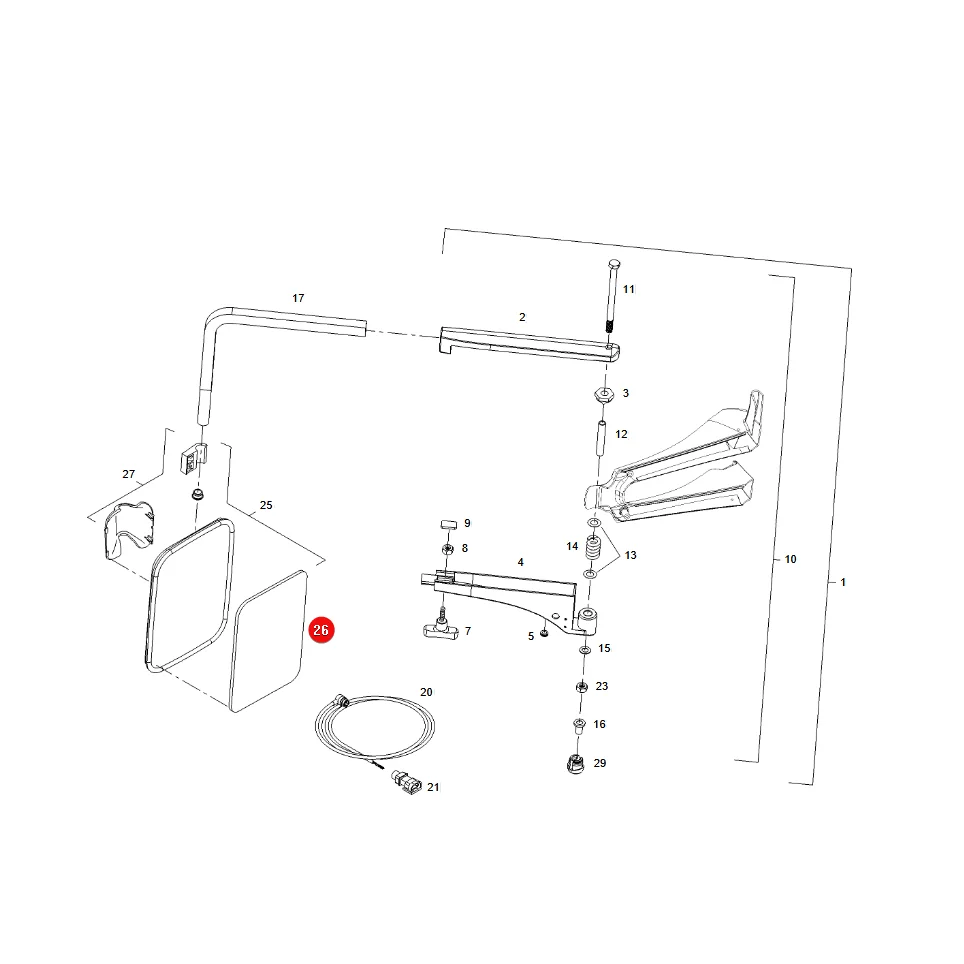 AGCO - F931812150010 - Spiegeleinsatz Fendt