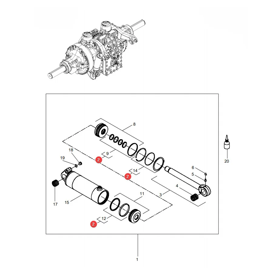 AGCO - F931860030010 - Massey Ferguson TUZ-Dichtring-Satz