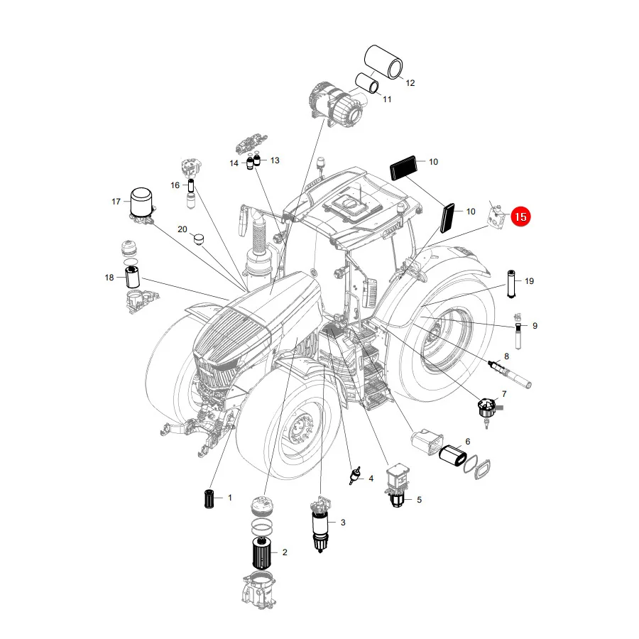 AGCO - F931962020390 - Fendt Entlüftung