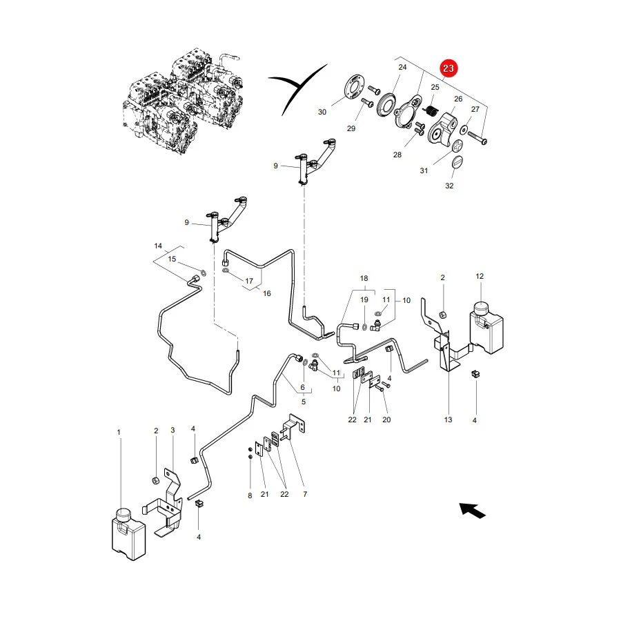 AGCO - F931962020400 - Massey Ferguson Reparatursatz