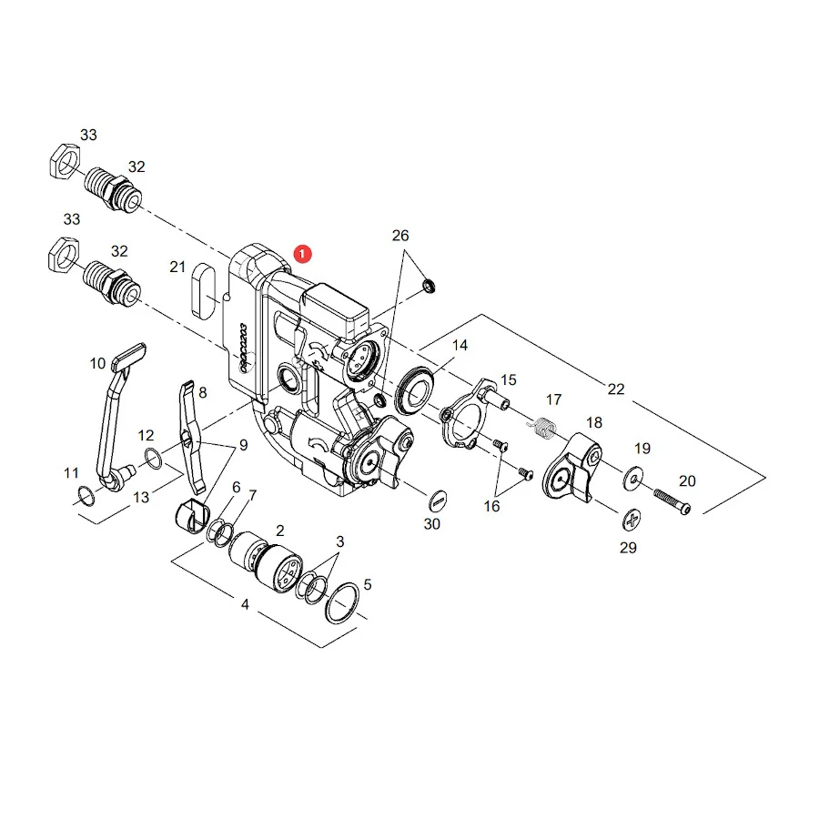 AGCO - F931962020421 - Hydraulikanschluss-Dichtungssatz Fendt