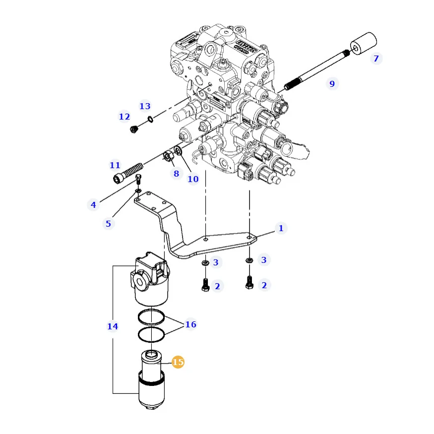 AGCO - F931962025010 - Hydraulikfilterelement Fendt