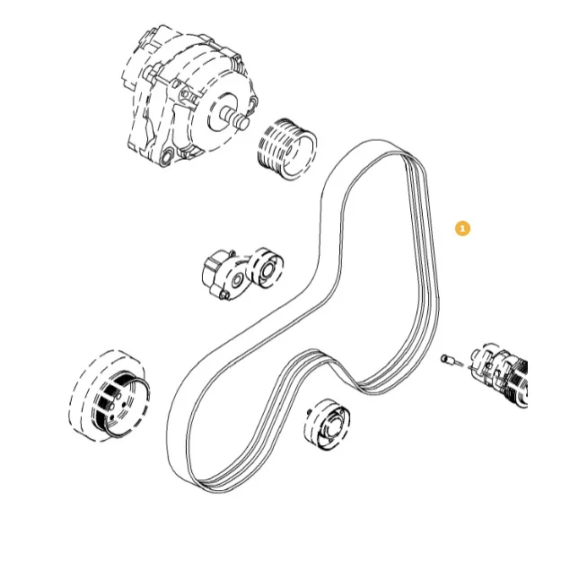AGCO - F934201040020 - Mehrrippenriemen 8PK Fendt