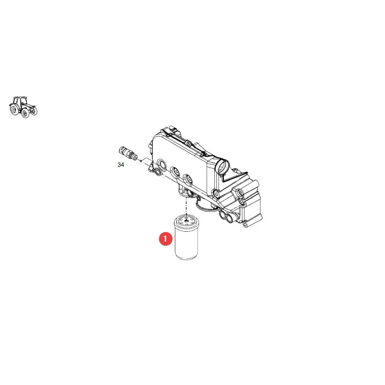 AGCO - F934201060010 - Kraftstofffilter Fendt
