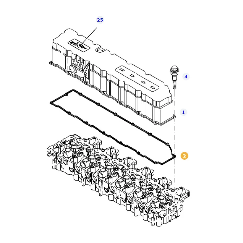 AGCO - F934201210010 - Ventildeckeldichtung Fendt