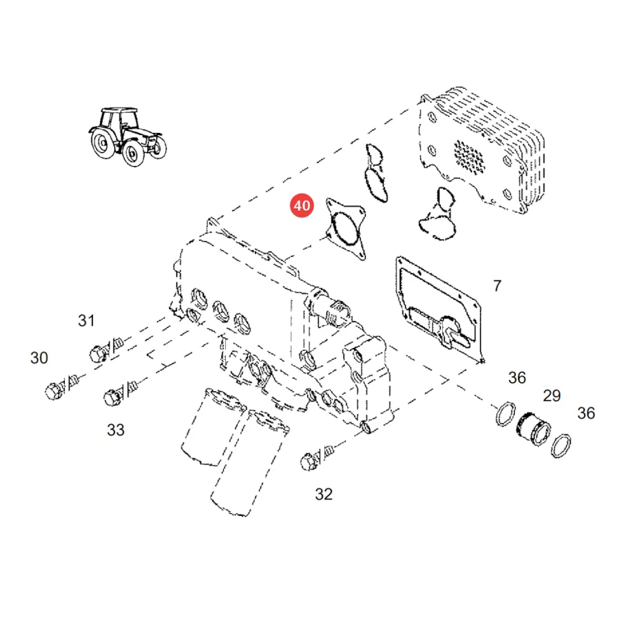 AGCO - F934201510330 - Dichtung Fendt