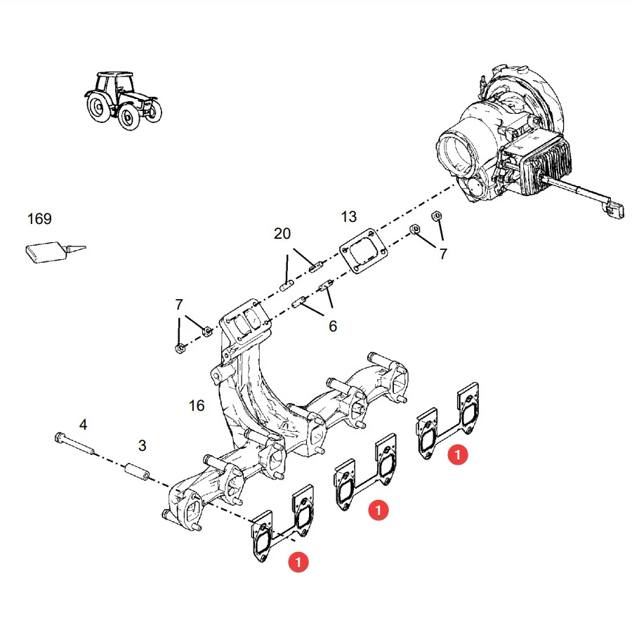 AGCO - F946201100010 - Dichtung Fendt